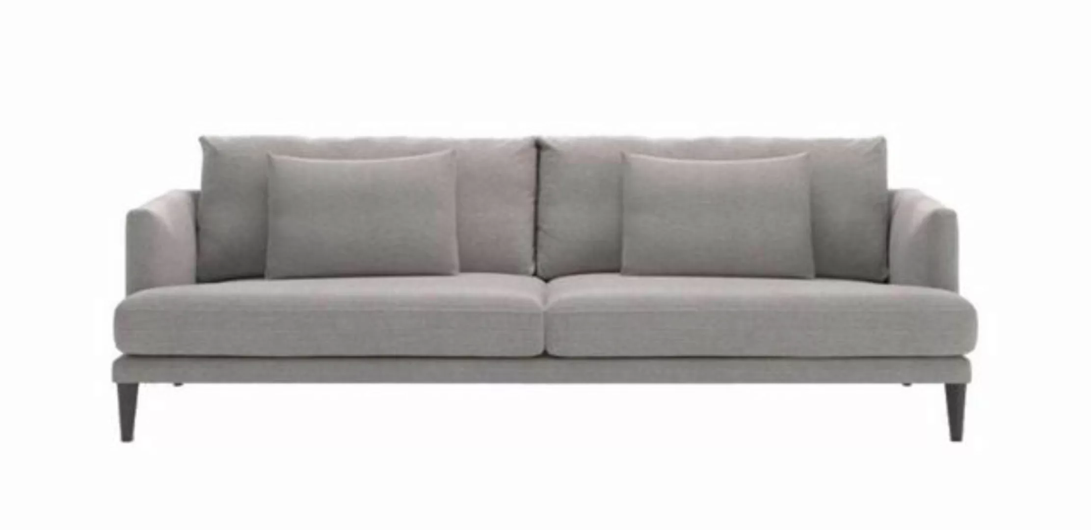 JVmoebel Sofa Zweisitzer Designer Luxus Graues Sofa Textilmöbel Wohnzimmer, günstig online kaufen