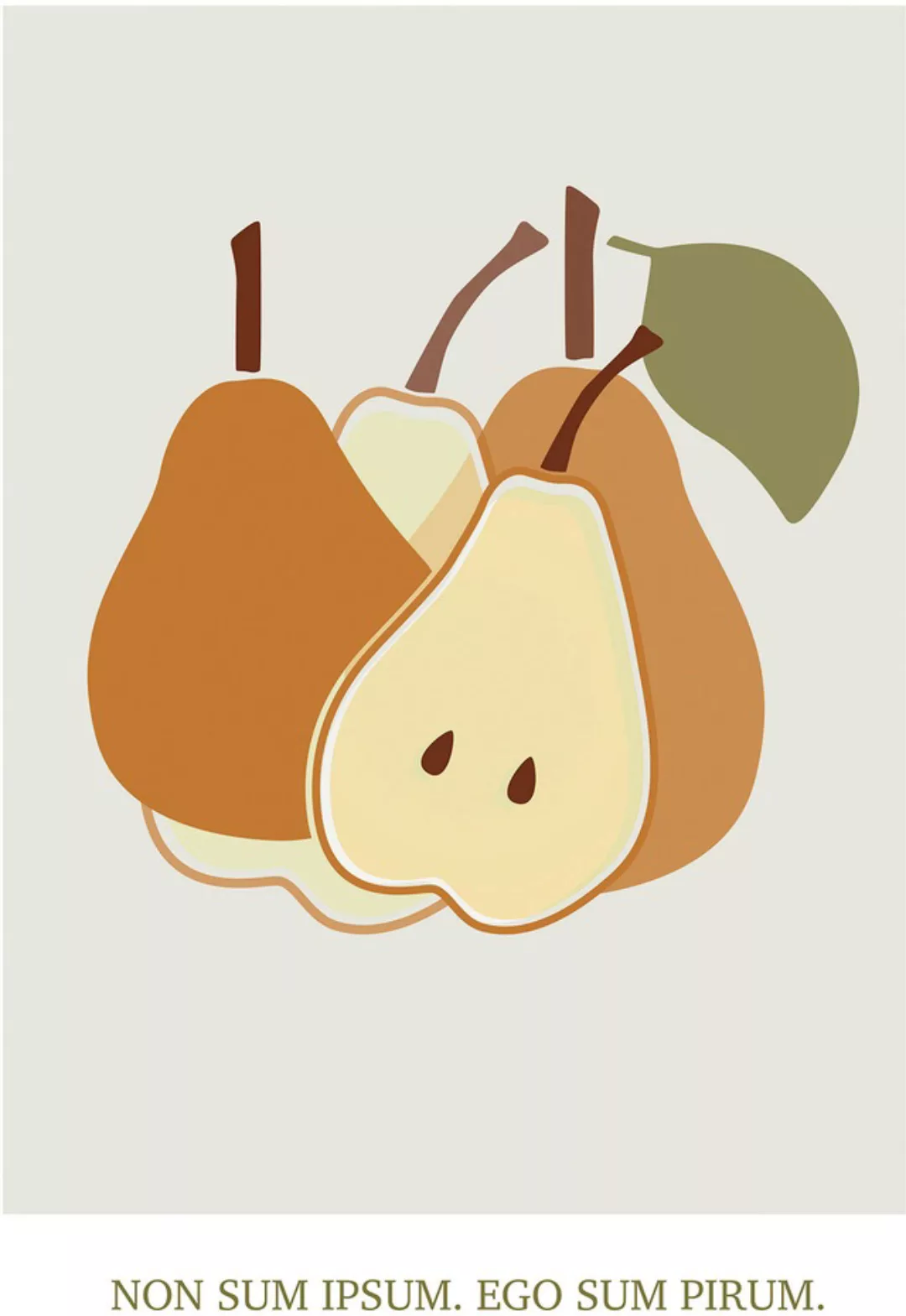 Komar Wandbild "Cultivated Pears", (1 St.), Deutsches Premium-Poster Fotopa günstig online kaufen