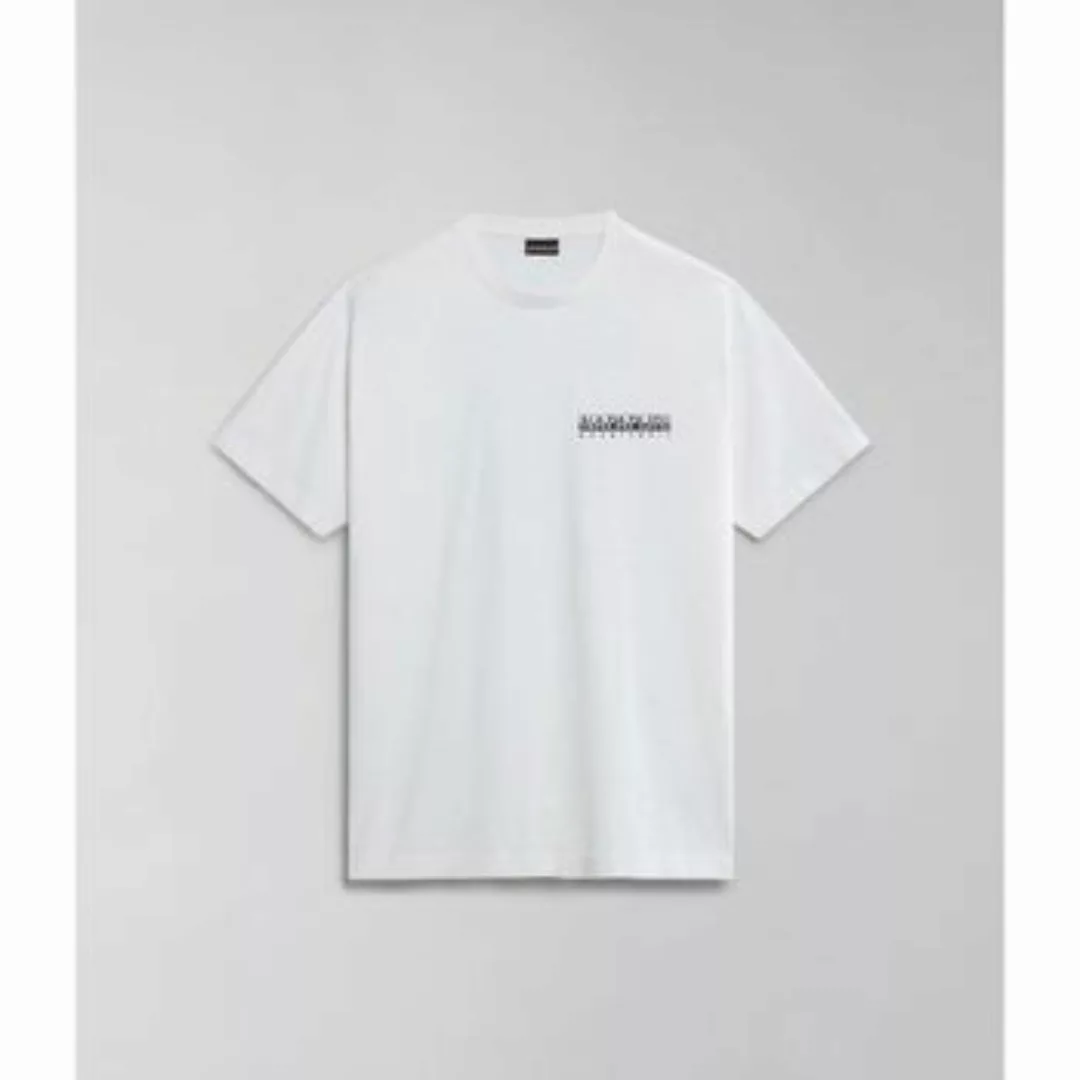 Napapijri  T-Shirts & Poloshirts S-MARTRE NP0A4HQB-N1A1 WHITE WISHPER günstig online kaufen