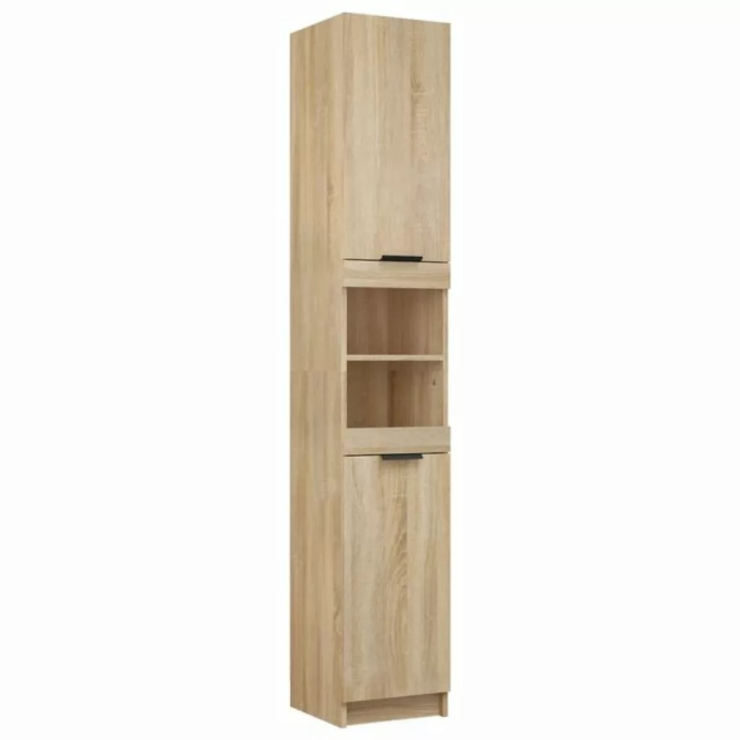 vidaXL Fächerschrank Badschrank Sonoma-Eiche 32x34x188,5 cm Holzwerkstoff ( günstig online kaufen
