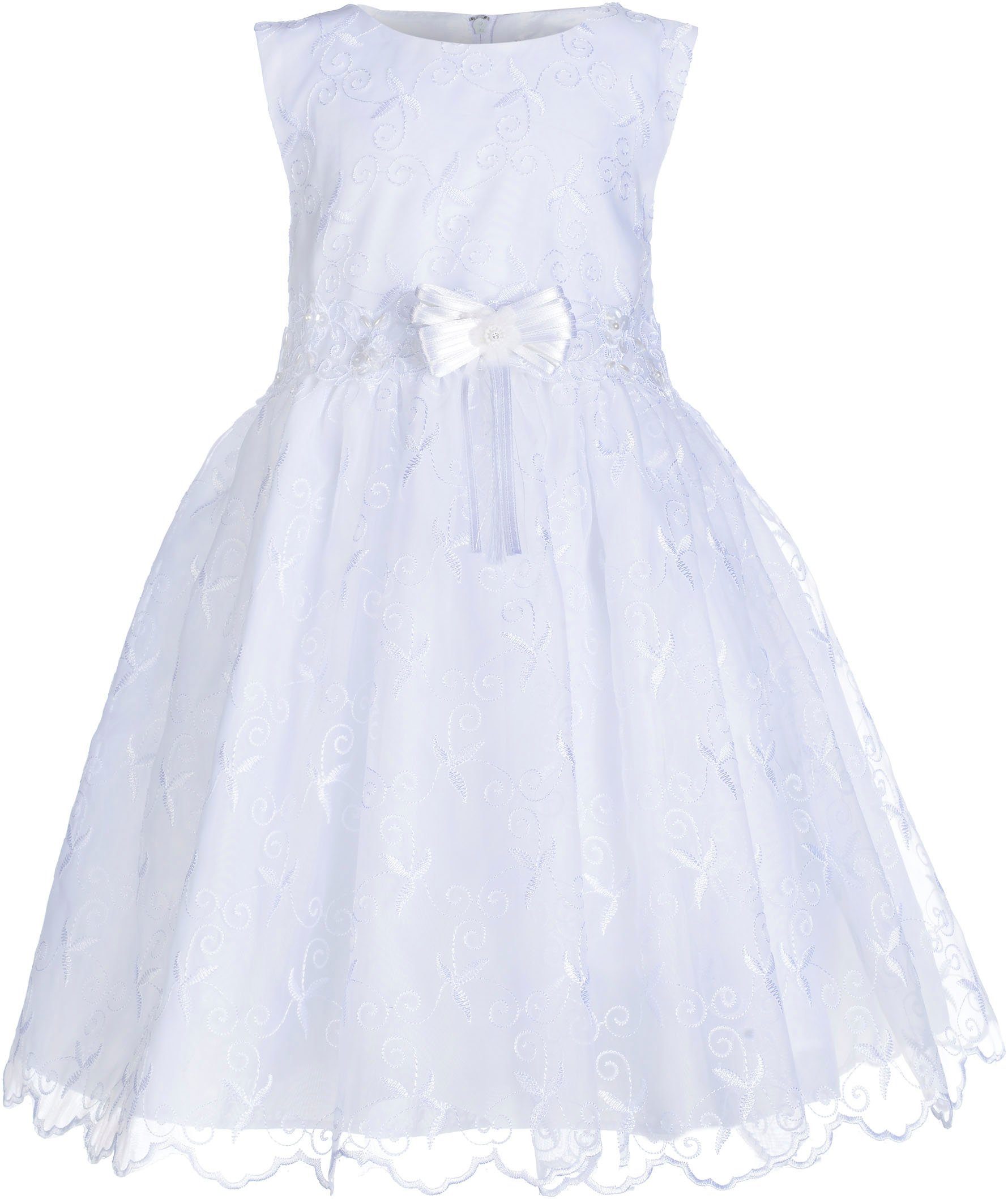 happy girls Taufkleid mit aufgesetzter Schleife günstig online kaufen