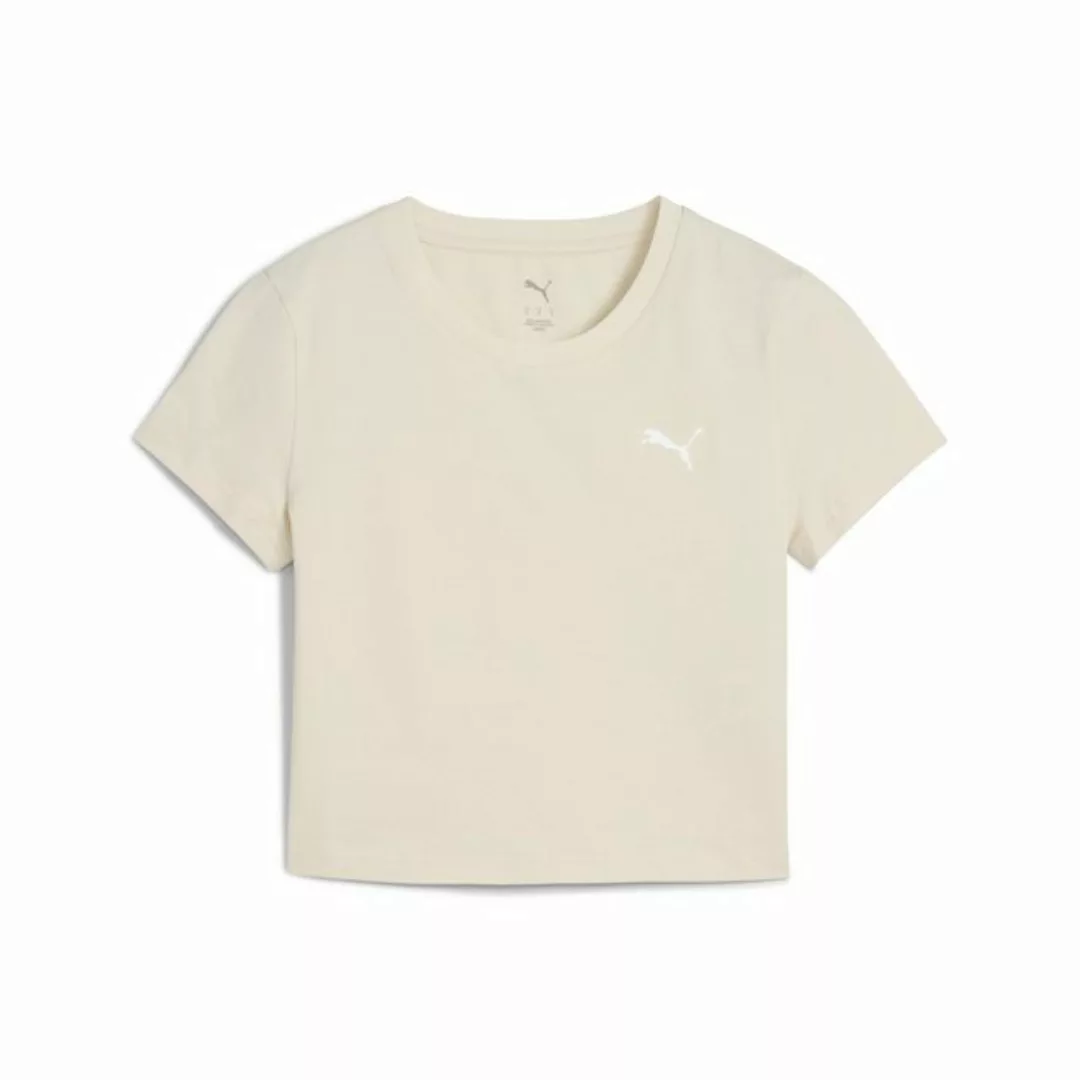 PUMA T-Shirt WARDROBE ESS Kurzes figurbetontes T-Shirt Damen günstig online kaufen