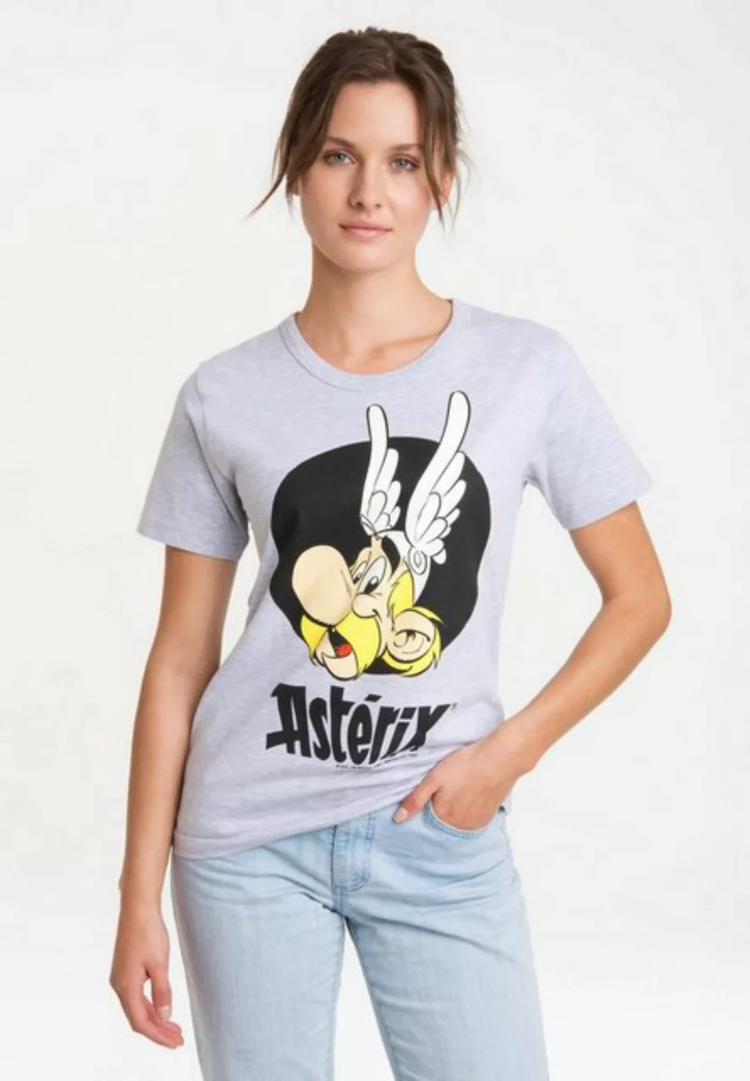 LOGOSHIRT T-Shirt Asterix der Gallier - Asterix Portrait mit lizenziertem P günstig online kaufen