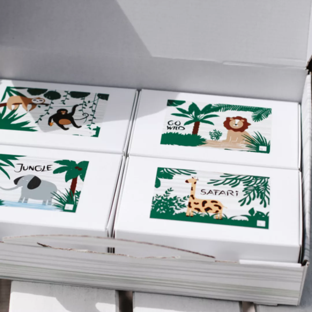 Kinder-puzzle-set Mit 4 Dschungel Motiven á 100 Teilen günstig online kaufen