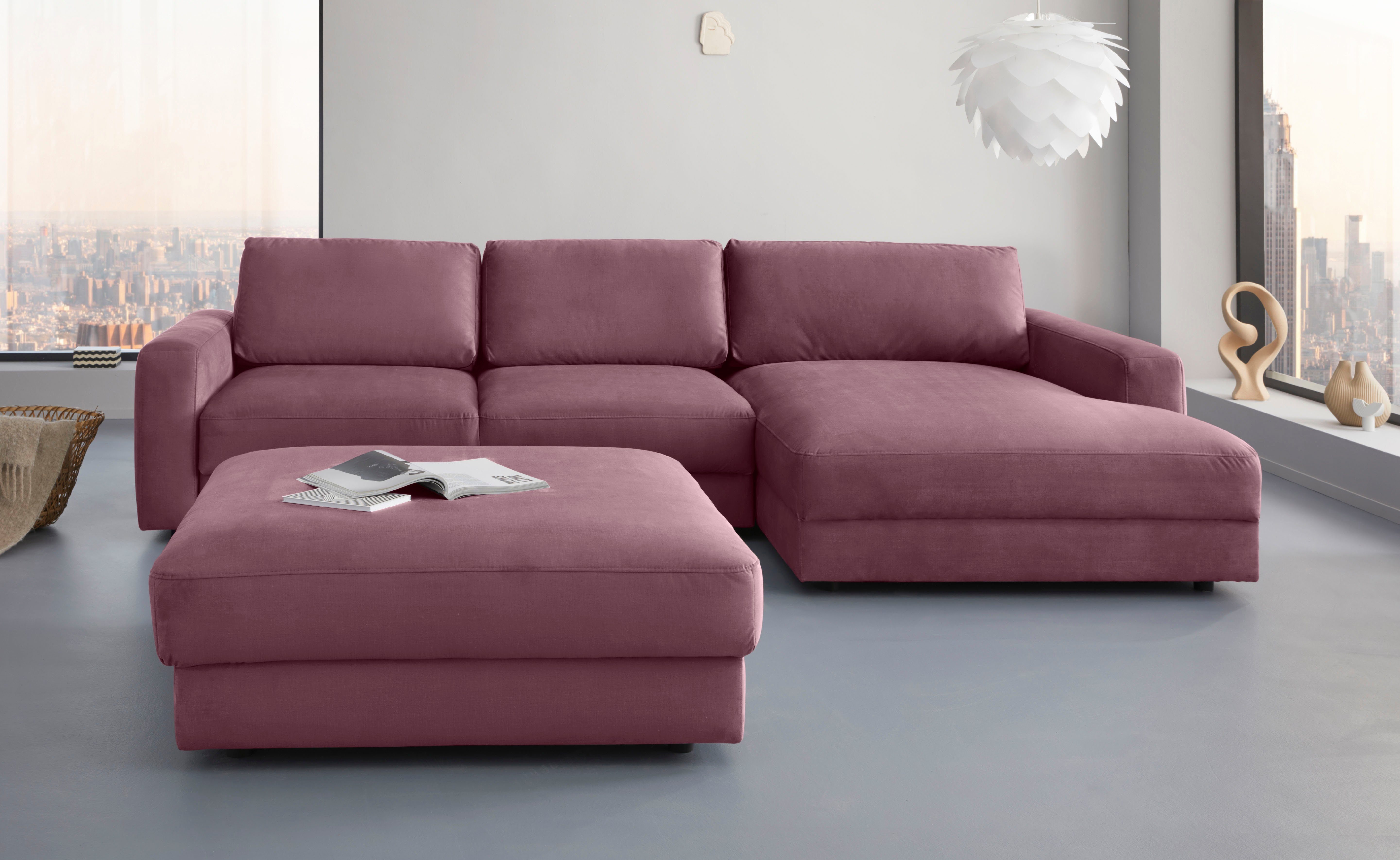 Places of Style Ecksofa "Bloomfield, bequem und elegant, L-Form", wahlweise günstig online kaufen