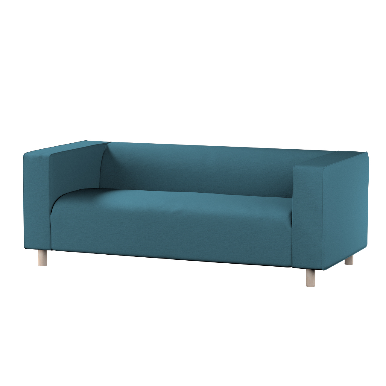 Bezug für Klippan 2-Sitzer Sofa, dunkelblau, Sofahusse, Klippan 2-Sitzer, L günstig online kaufen