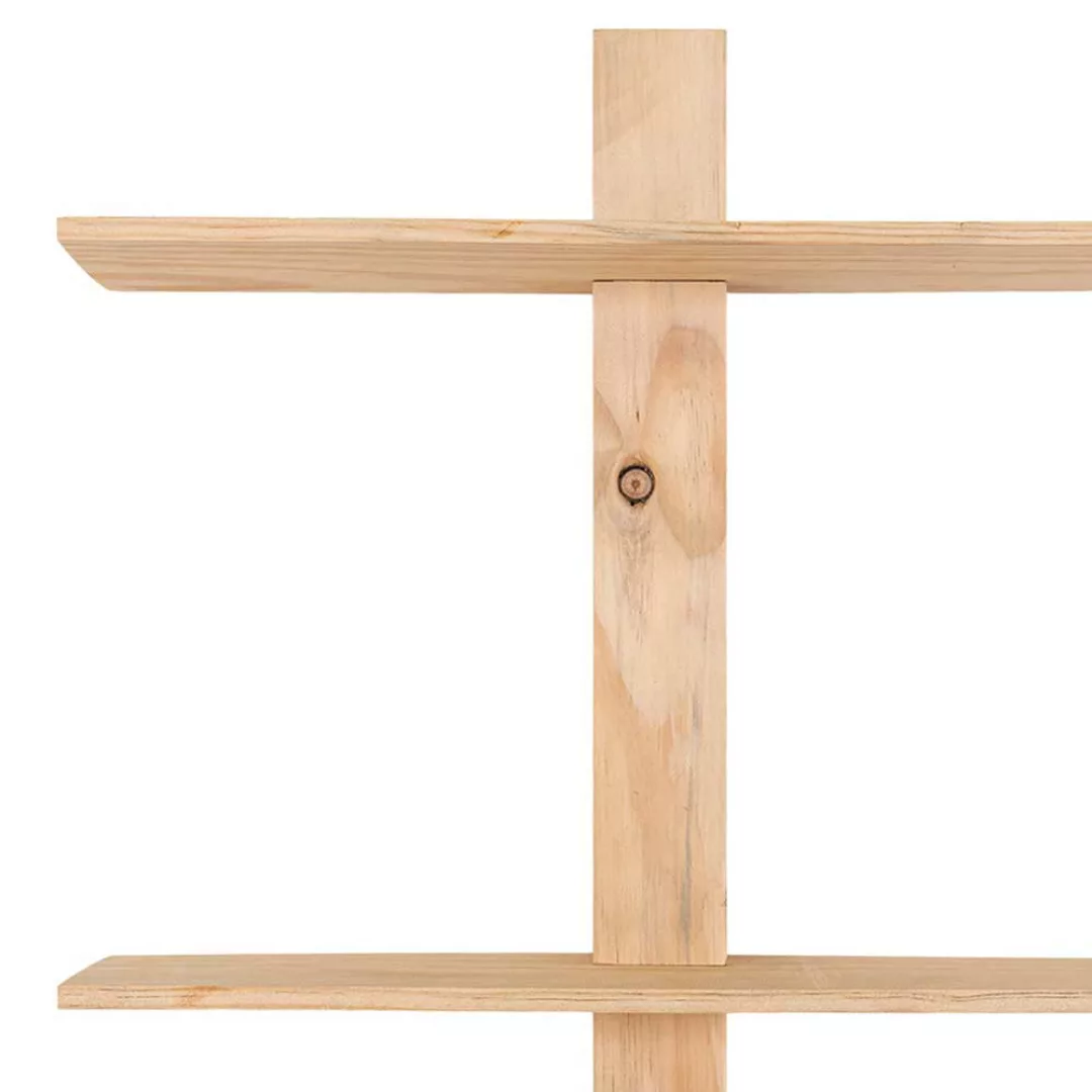 Einfaches Holz Regal aus Kiefer Massivholz Skandi Design günstig online kaufen