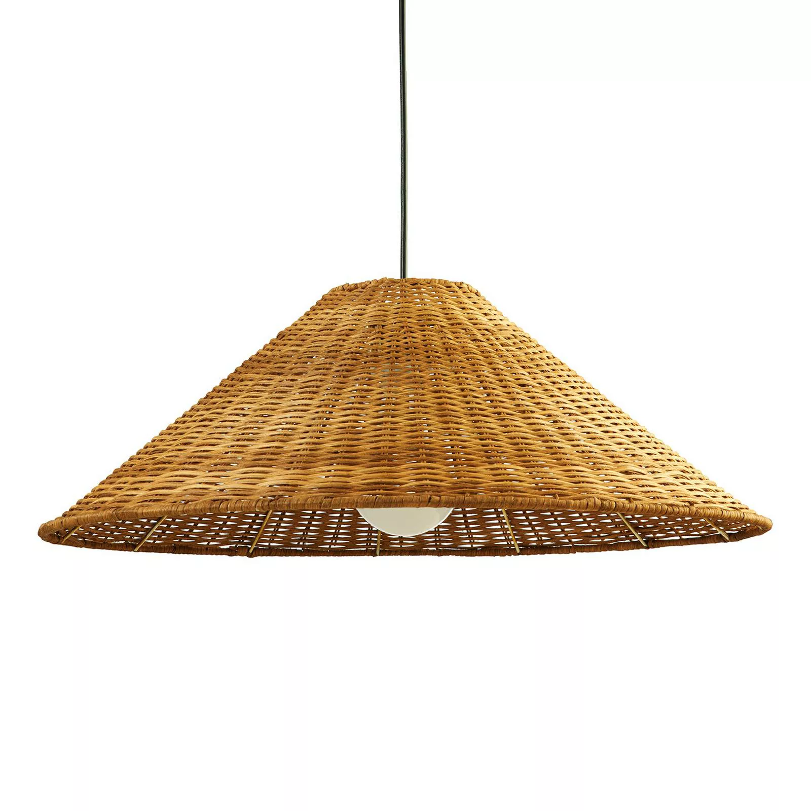 LEDS-C4 Caribe Hängeleuchte aus Rattan, Ø 600 cm günstig online kaufen