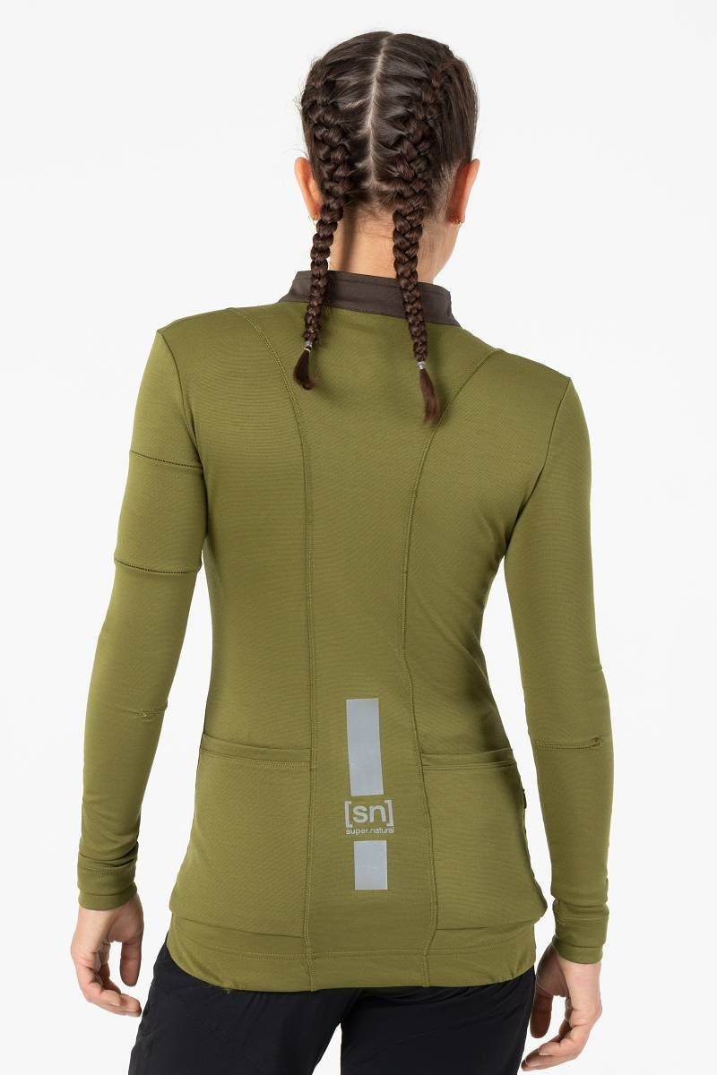 SUPER.NATURAL Radtrikot Merino Fahrradtrikot W GRAVA günstig online kaufen