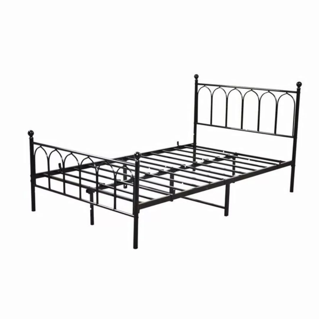 KoDise Metallbett Polsterbett Bettrahmen Vintage Bettgestell 140×200cm, mit günstig online kaufen