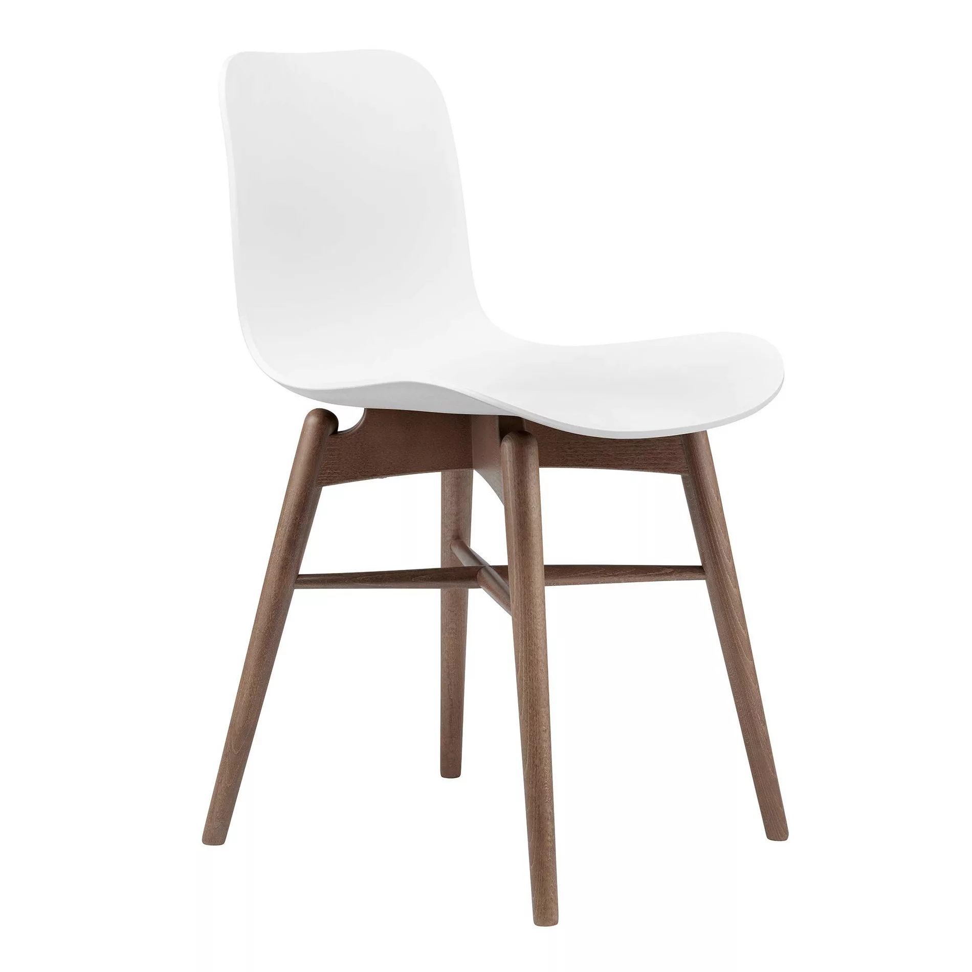 NORR 11 - Langue Original Stuhl Gestell geräucherte Buche - off-white/Sitzs günstig online kaufen