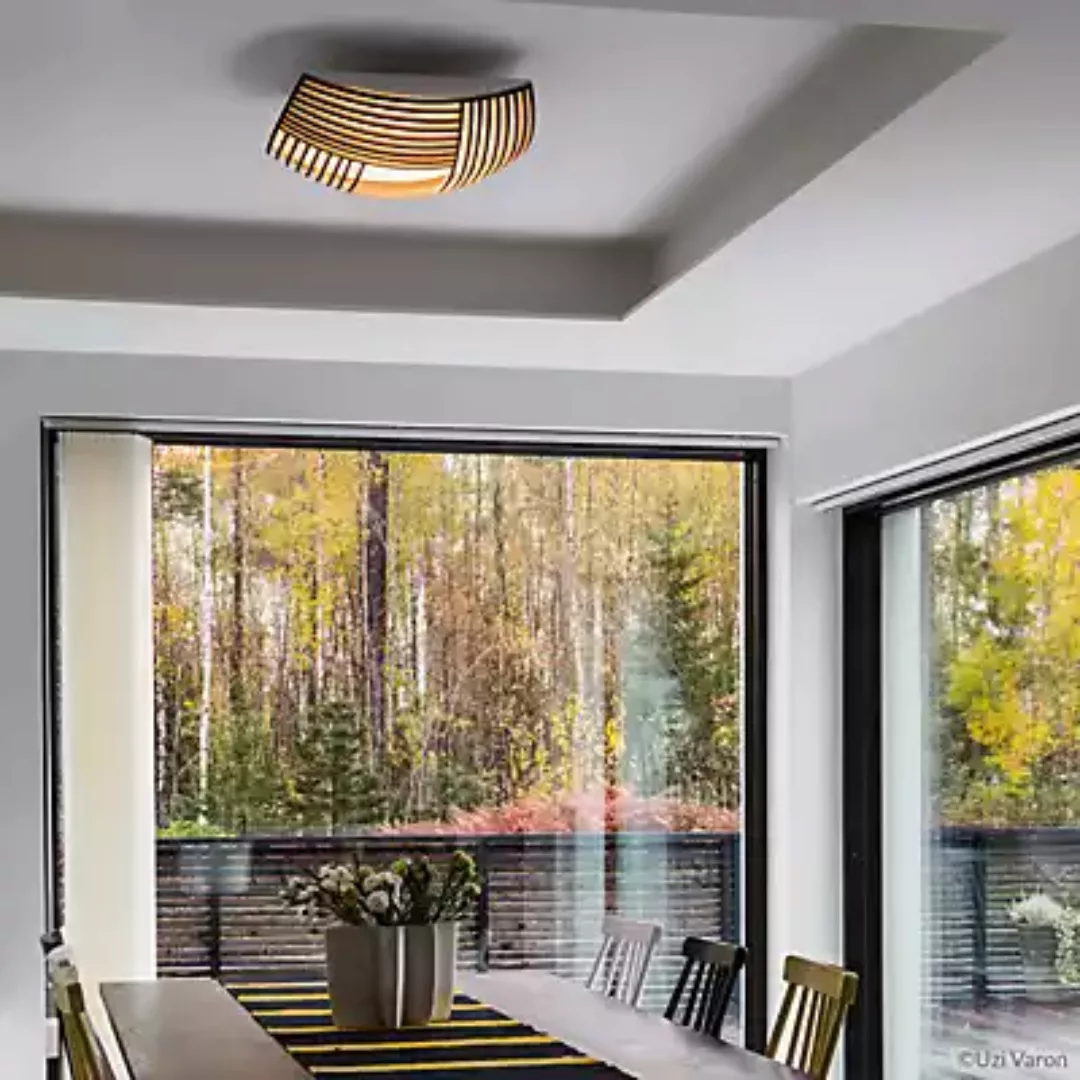 Secto Design Kuulto Wand- und Deckenleuchte LED, Birke natur - 40 cm günstig online kaufen