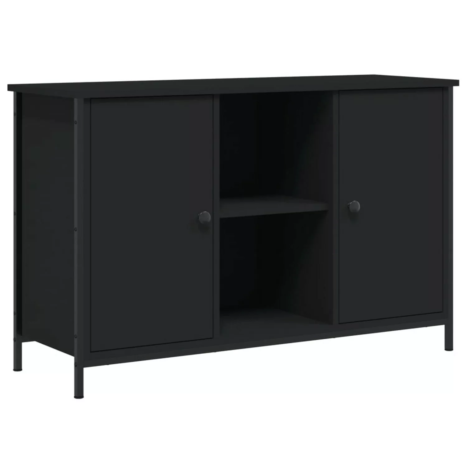 vidaXL TV-Schrank TV-Schrank Schwarz 100x35x65 cm Spanplatte günstig online kaufen