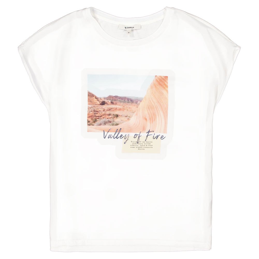 Garcia T-shirt Kurzarm T-shirt M Off White günstig online kaufen