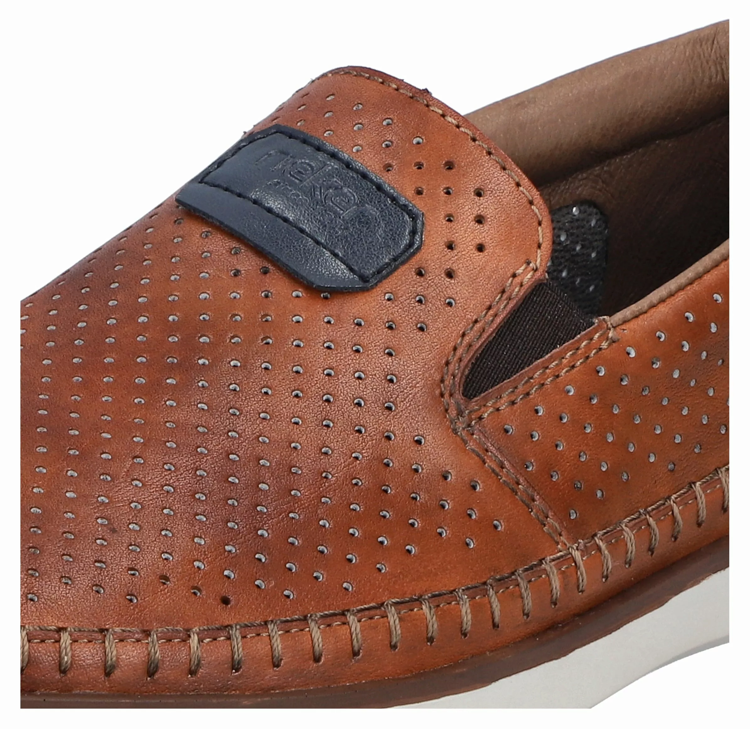 Rieker Slipper, Loafer, Schlupfschuh mit kleinen Stretcheinsätzen günstig online kaufen