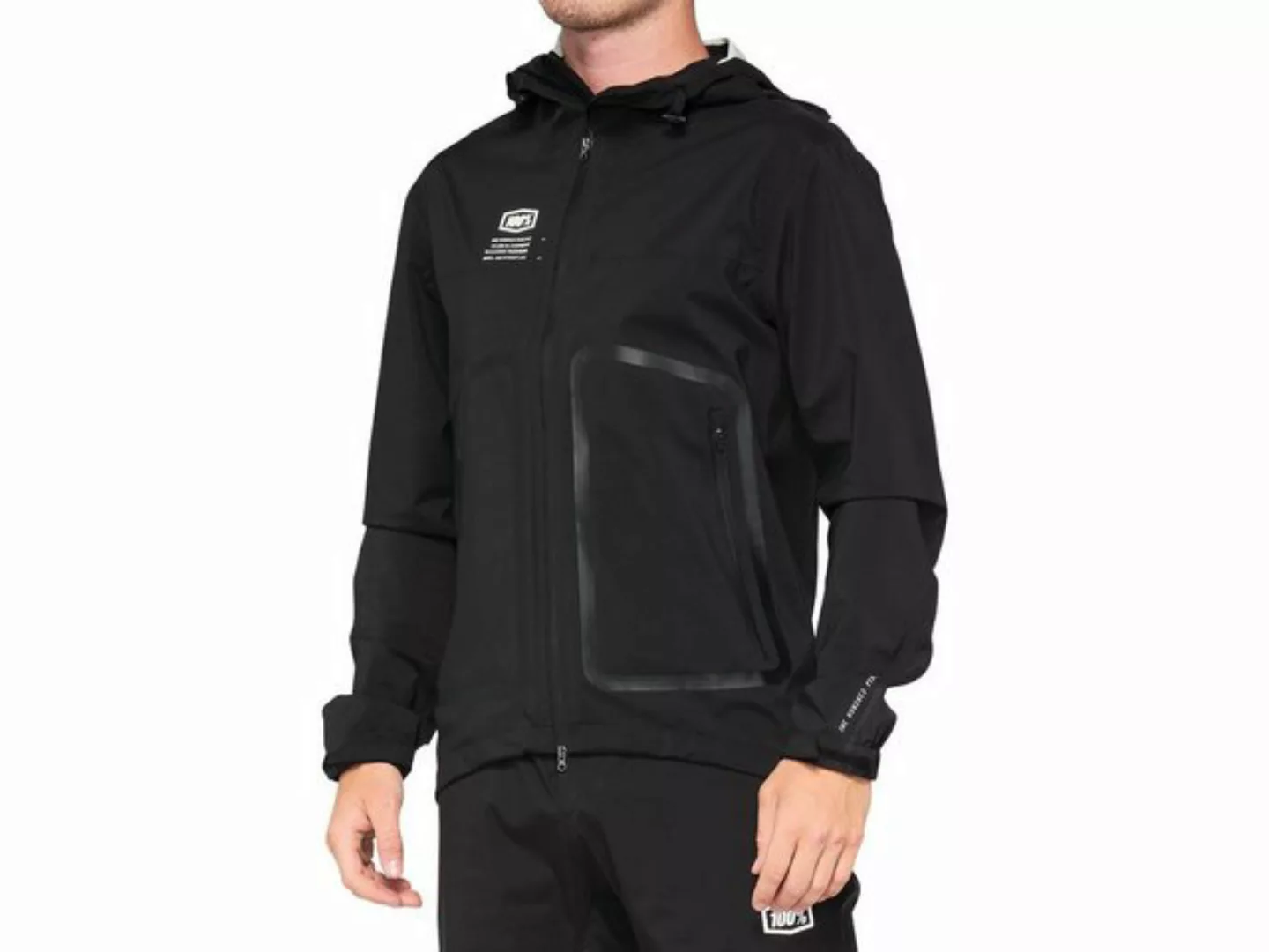 100% Fahrradjacke 100% Hydromatic Jacke - black S günstig online kaufen