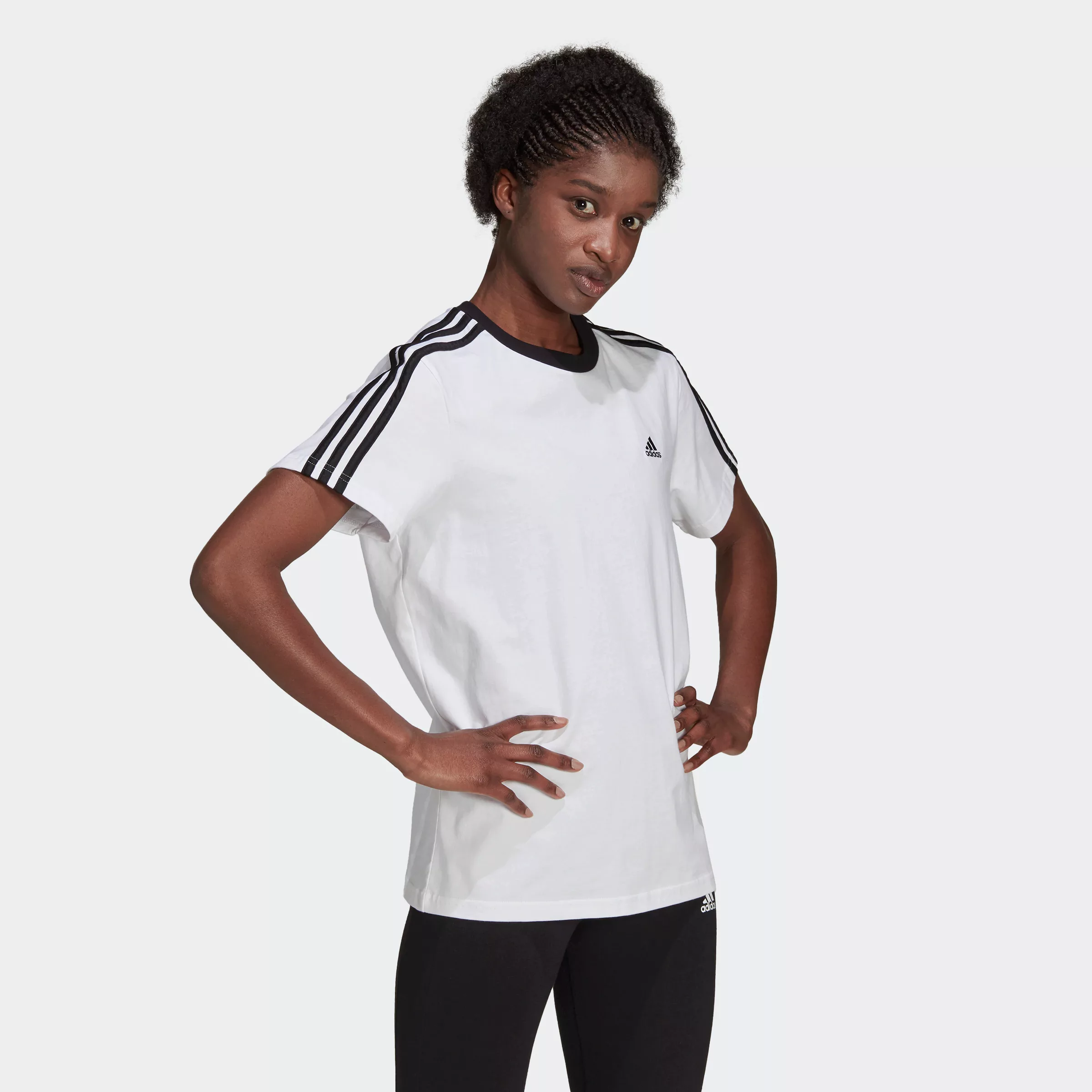 adidas Sportswear T-Shirt "ESSENTIALS 3-STREIFEN" günstig online kaufen