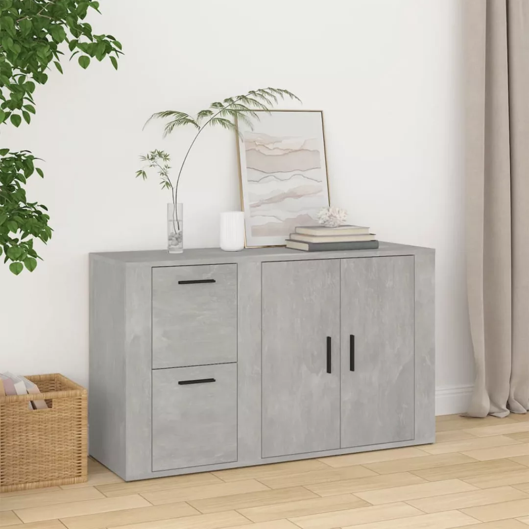 Vidaxl Sideboard Betongrau 100x33x59,5 Cm Holzwerkstoff günstig online kaufen