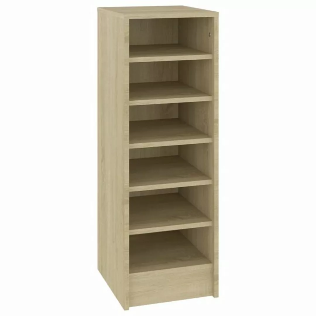 furnicato Hängeschuhschrank Schuhschrank Sonoma-Eiche 31,5x35x90 cm Holzwer günstig online kaufen