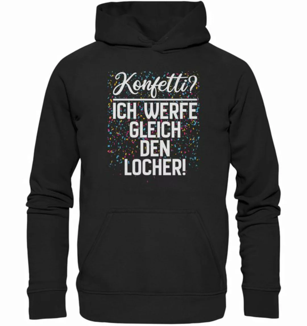 RABUMSEL Hoodie Konfetti? Ich werfe gleich den Locher - Hoodie günstig online kaufen