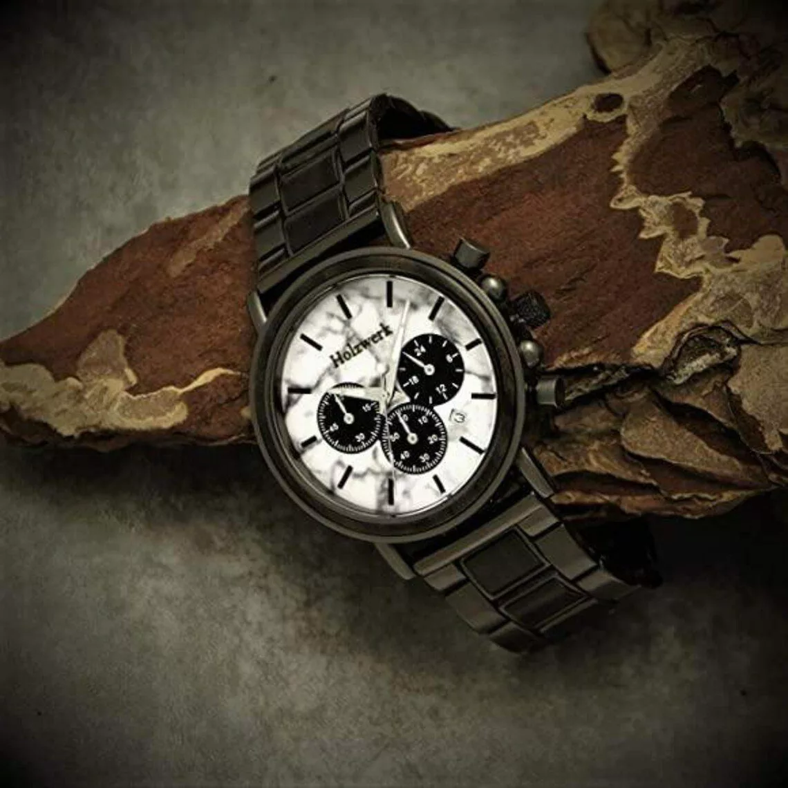 Holzwerk Chronograph Herren Designer Edelstahl & günstig online kaufen