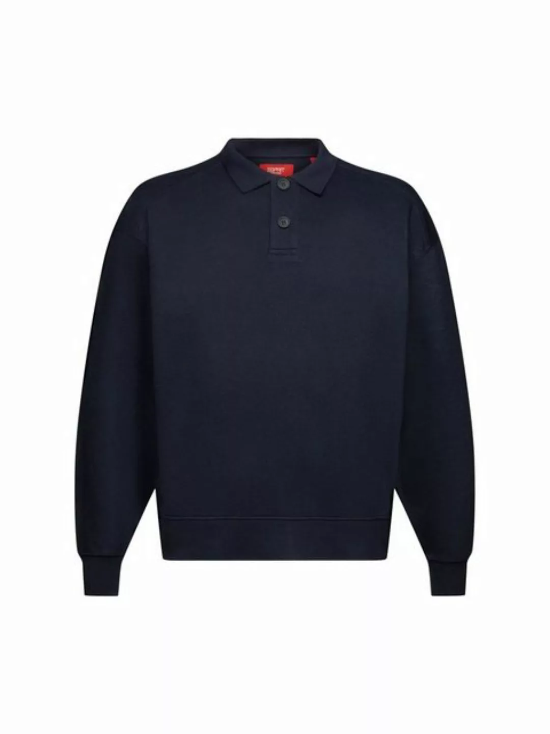 Esprit Sweatshirt Langärmliges Polo-Sweatshirt (1-tlg) günstig online kaufen