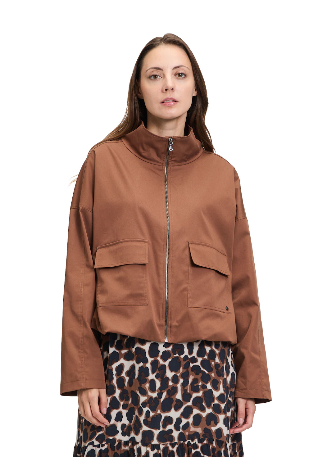 Betty&Co Canvasjacke "Betty & Co Damen Casual-Jacke mit Taschen" günstig online kaufen