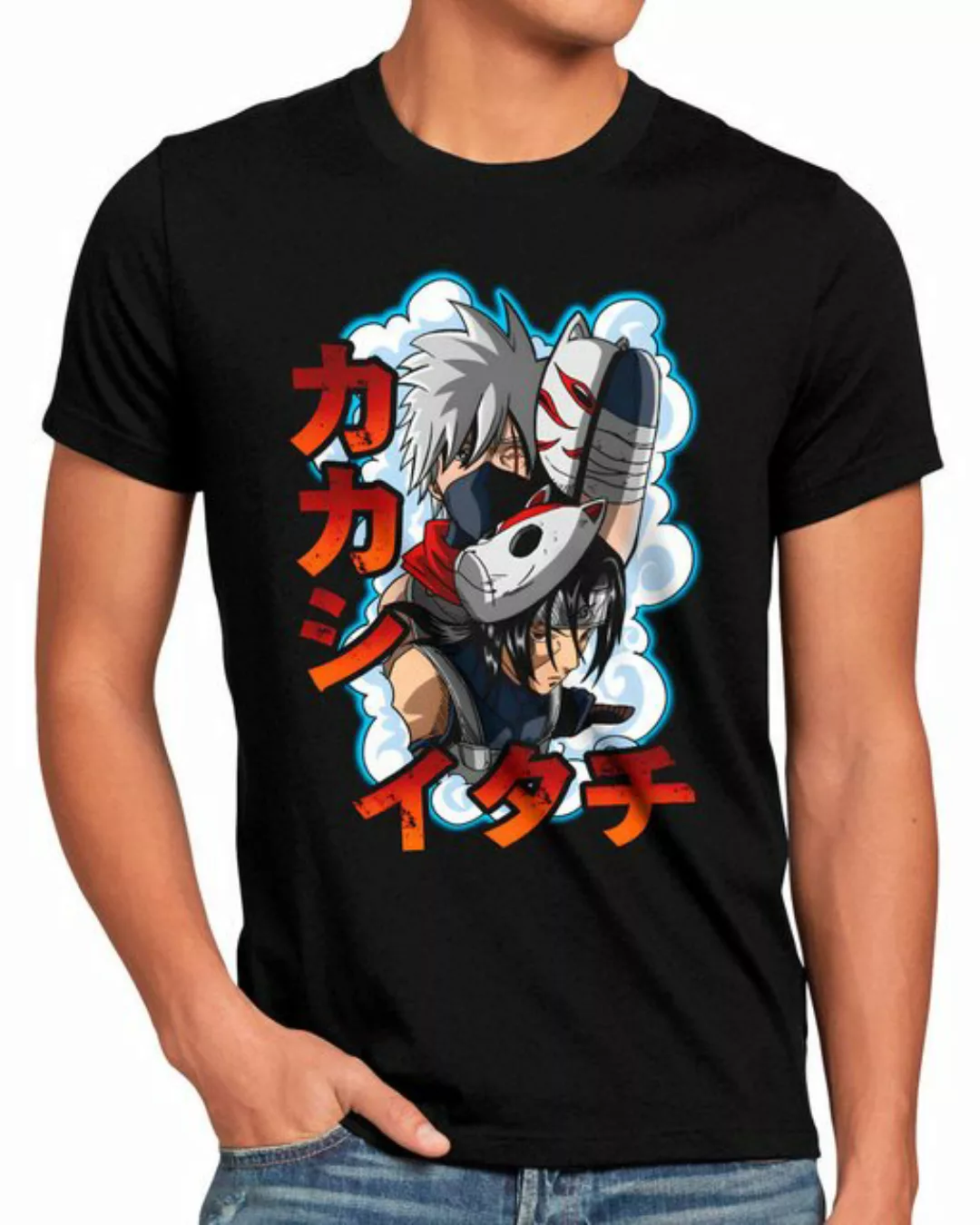 style3 Print-Shirt Herren T-Shirt Most Feared kakashi sasuke shikamaru kage günstig online kaufen