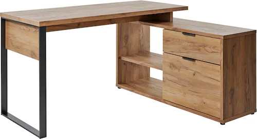 Jahnke Eckschreibtisch "LOOP C 150 E", (1 St.), Eckschreibtisch, wechselsei günstig online kaufen