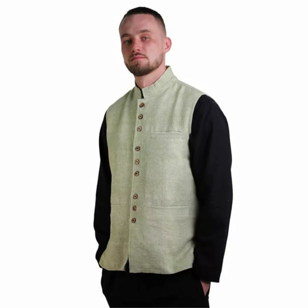 KUNST UND MAGIE Kurzweste Kunst und Magie Traditionelle Nepal Gilet Herren günstig online kaufen