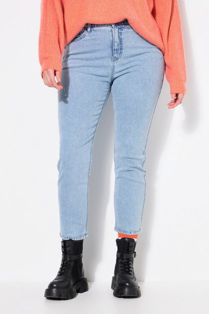 Studio Untold Regular-fit-Jeans Mom-Jeans 5-Pocket hell gewaschen günstig online kaufen