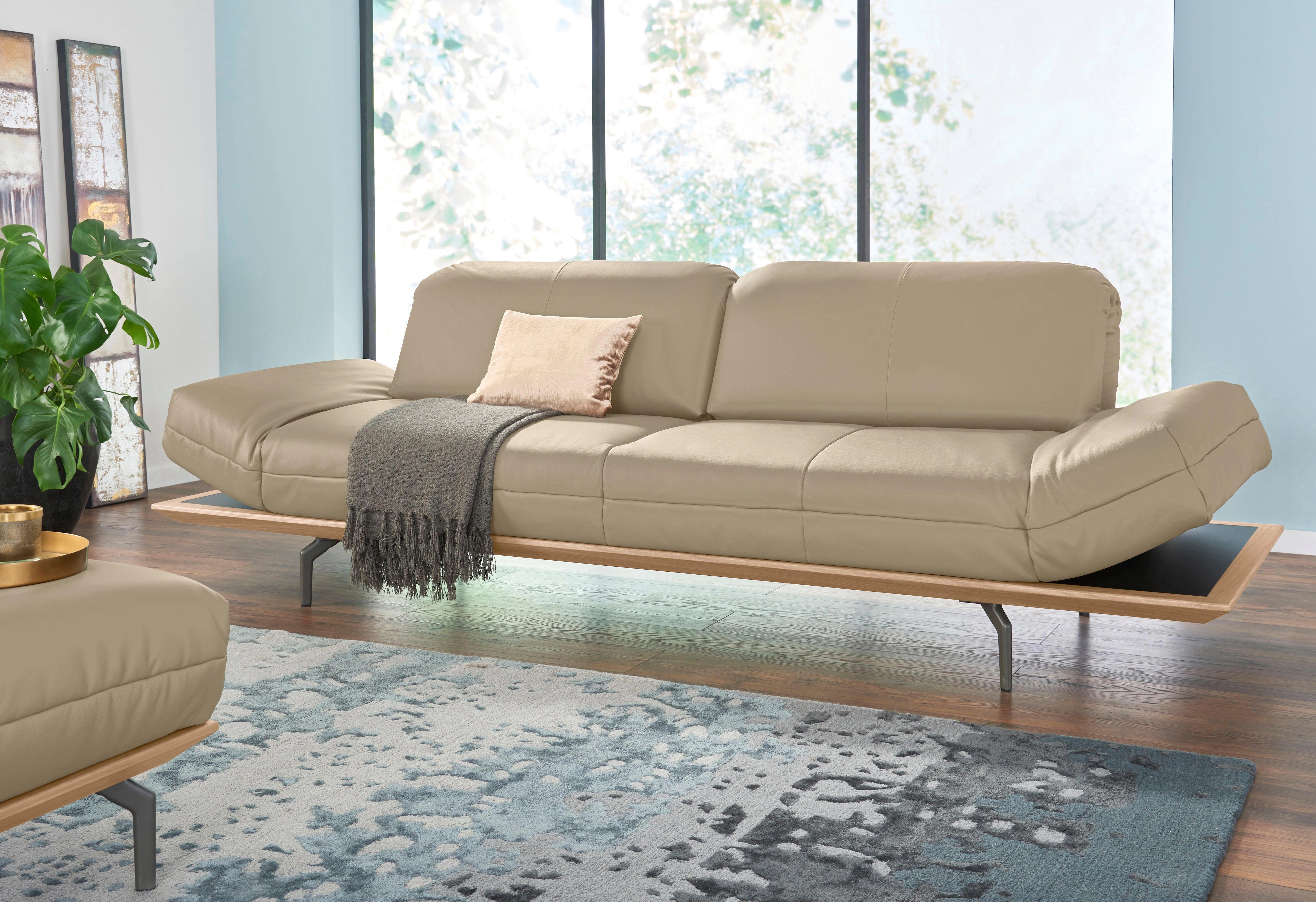 hülsta sofa 4-Sitzer "hs.420", in 2 Qualitäten, Holzrahmen in Eiche Natur o günstig online kaufen