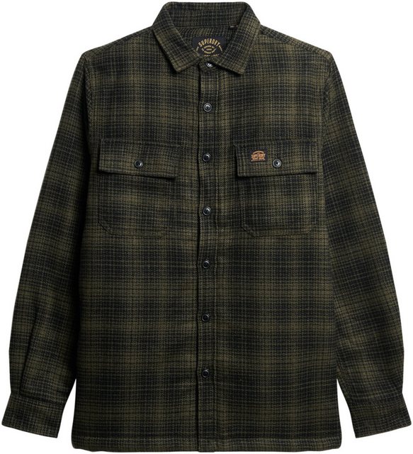 Superdry Langarmhemd Wool Miller Overshirt günstig online kaufen