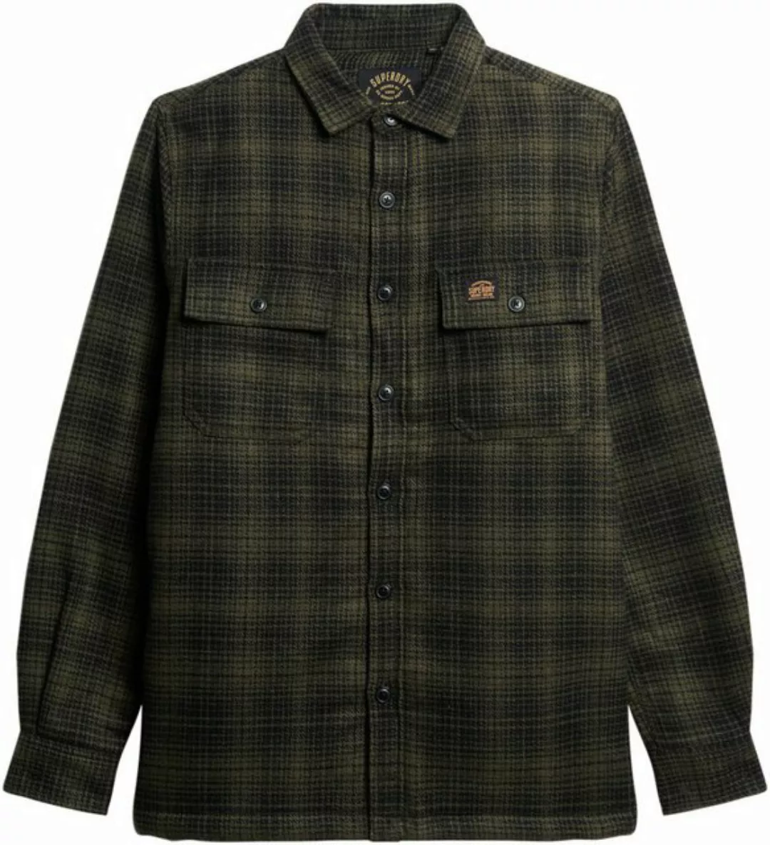 Superdry Langarmhemd Wool Miller Overshirt günstig online kaufen