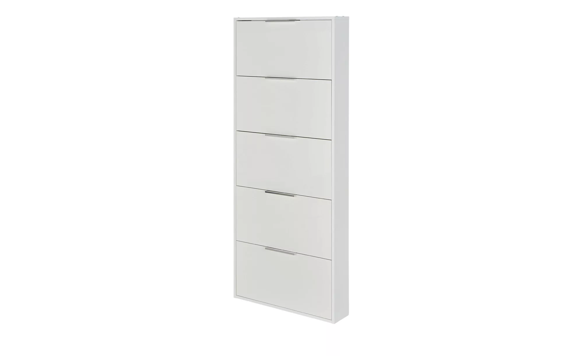 Schuhschrank  Pavia - weiß - 65 cm - 164 cm - 15 cm - Sconto günstig online kaufen