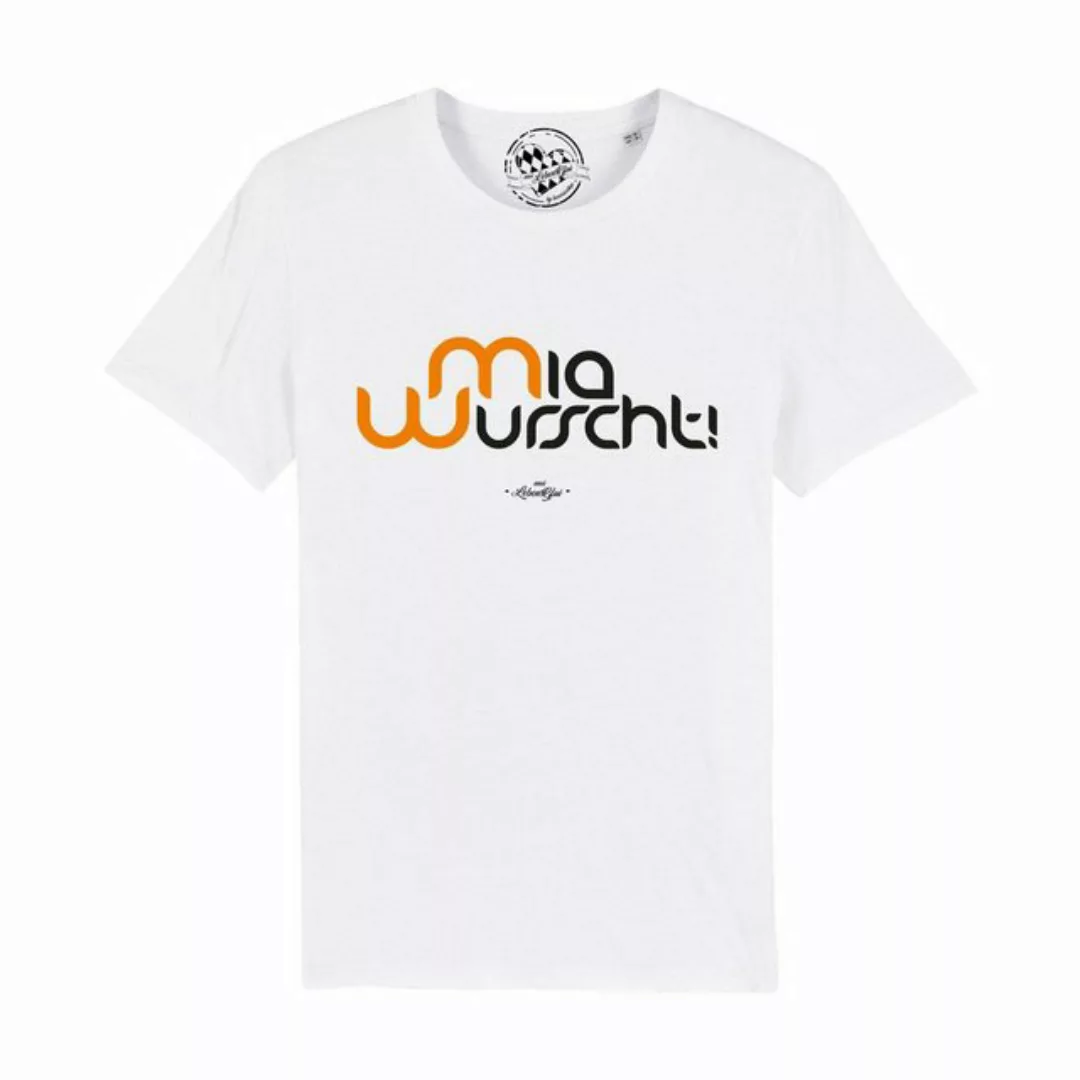 Bavariashop T-Shirt Herren T-Shirt "Mia Wurscht! günstig online kaufen