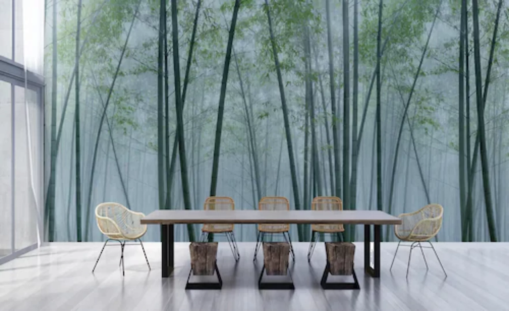 living walls Fototapete »Walls by Patel In The Bamboo«, Vlies, Wand günstig online kaufen