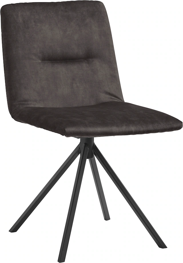 Musterring Polsterstuhl "JustB SP500", 1 St., Veloursstoff, ohne Armlehne, günstig online kaufen