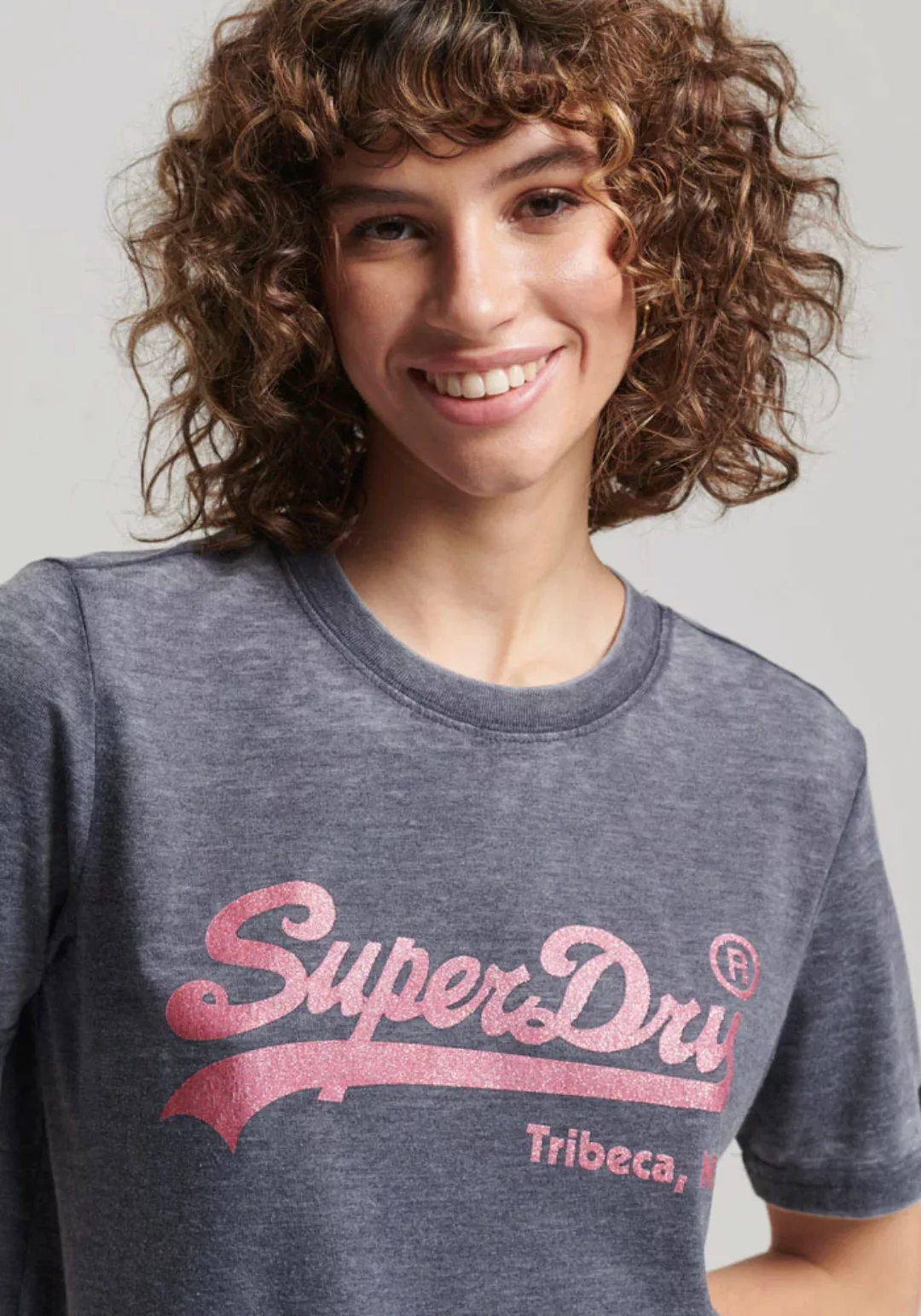 Superdry Rundhalsshirt "EMBELLISHED VL T SHIRT" günstig online kaufen