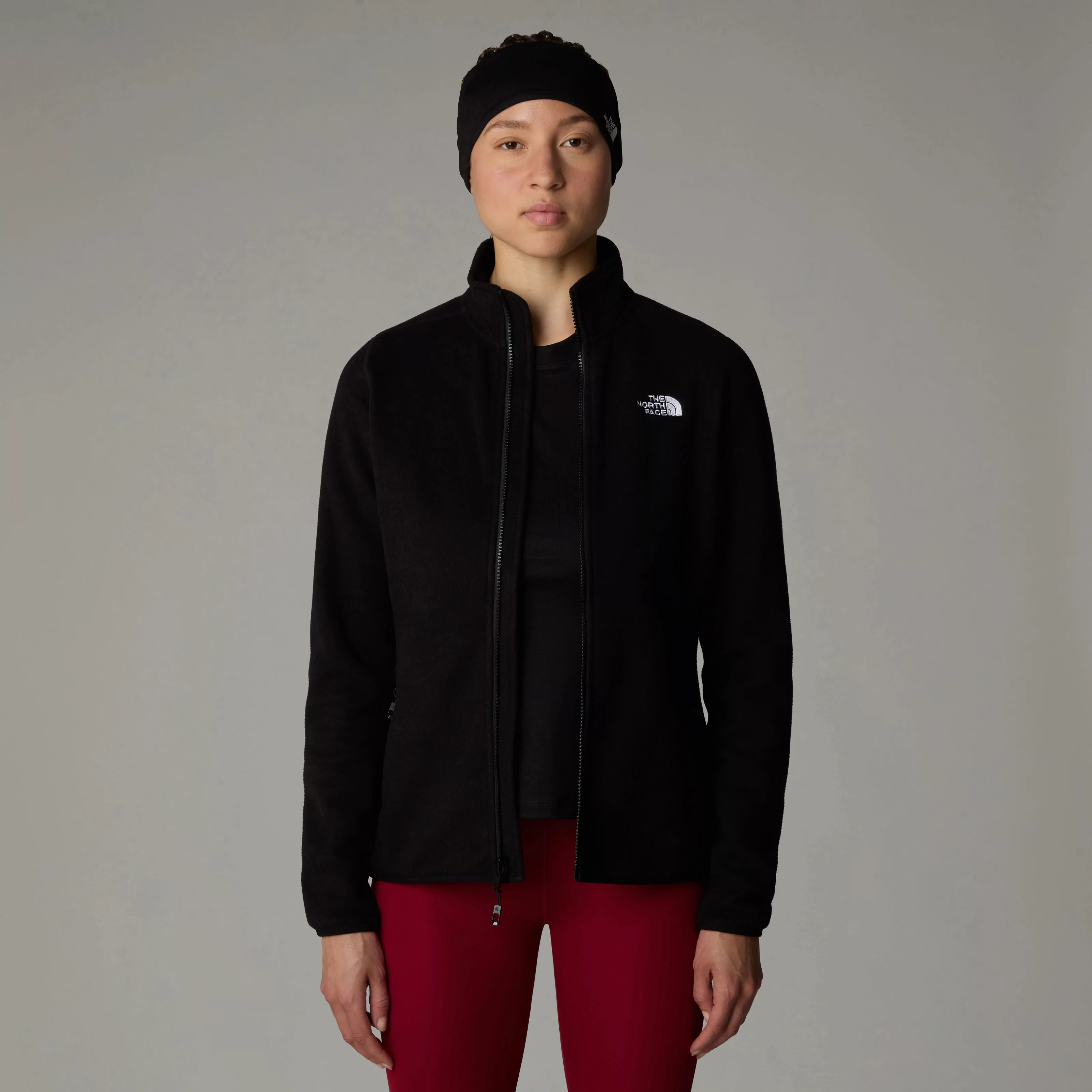 The North Face Fleecejacke W 100 GLACIER FZ - EU (1-St) mit Logostickerei günstig online kaufen