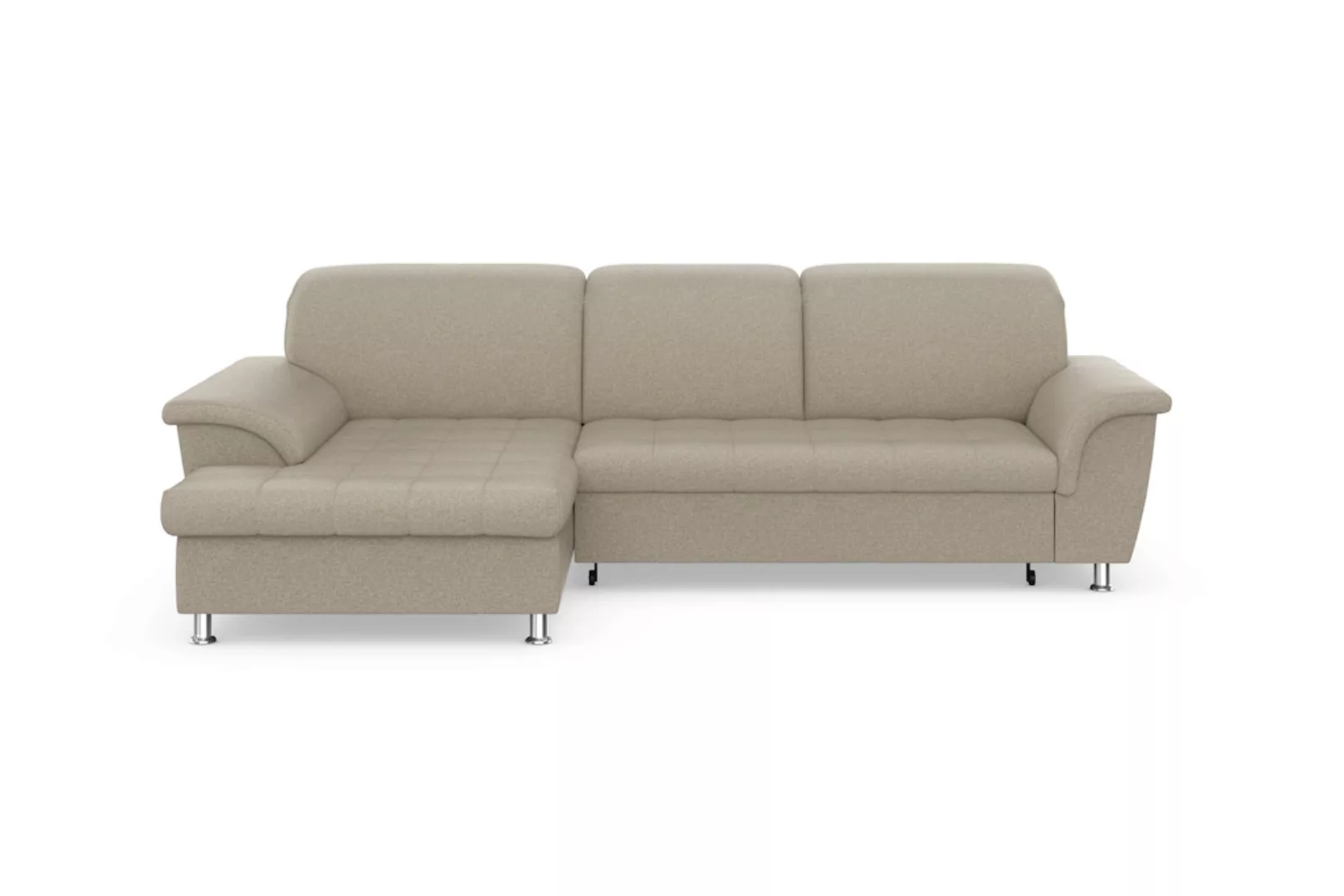 DOMO collection Ecksofa Franzi Steppung im Sitzbereich B7T/H: 278/162/80 cm günstig online kaufen