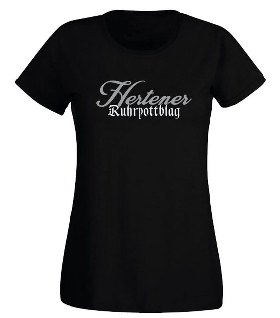 G-graphics T-Shirt Hertener Ruhrpottblag Slim-fit Damen T-Shirt mit Ruhrgeb günstig online kaufen