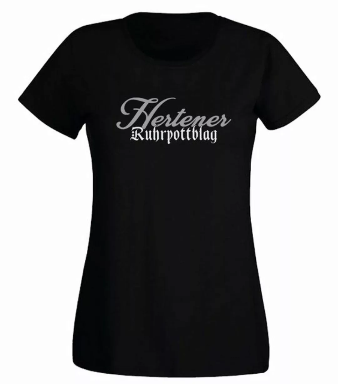 G-graphics T-Shirt Hertener Ruhrpottblag Slim-fit Damen T-Shirt mit Ruhrgeb günstig online kaufen