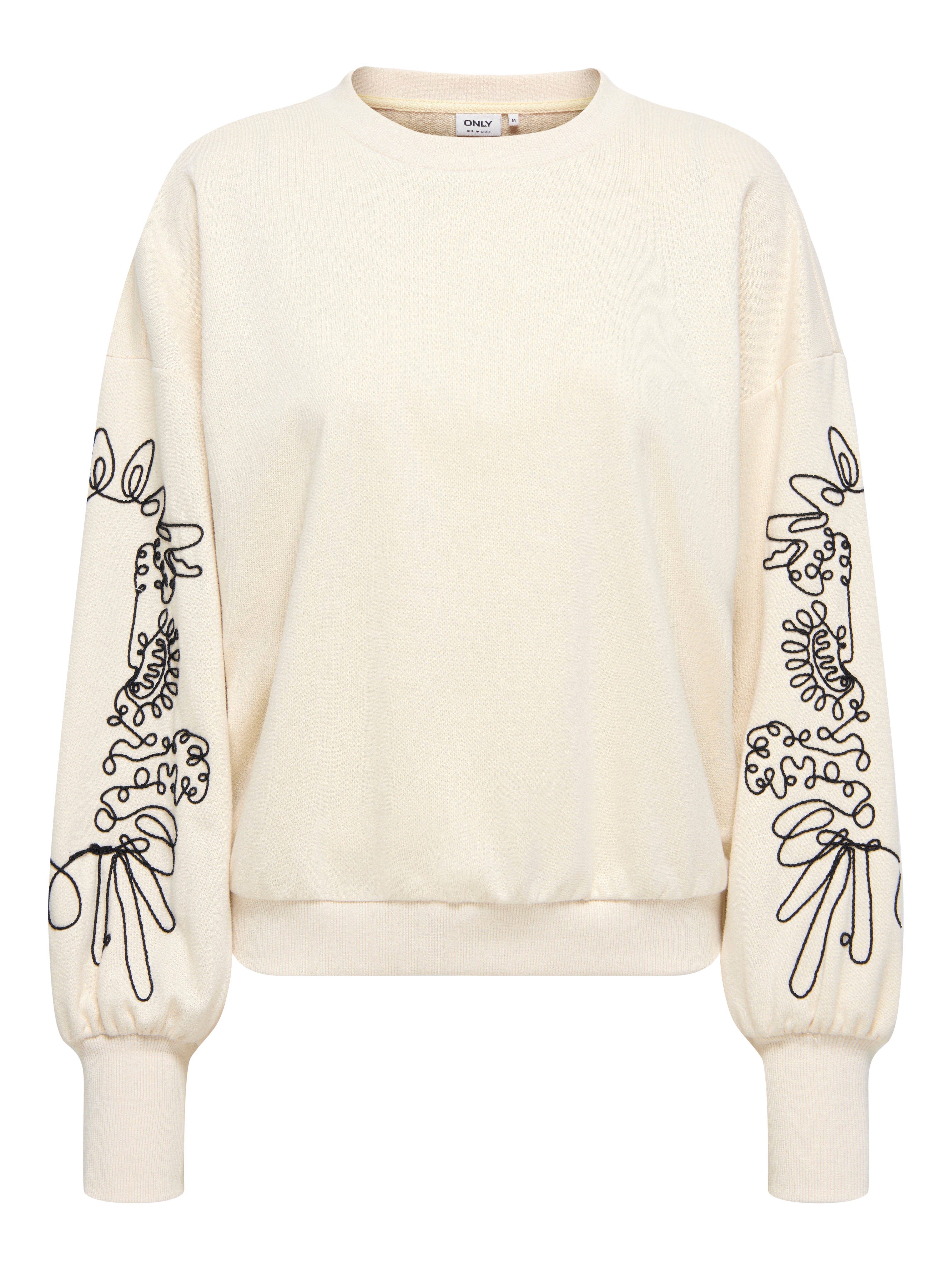 ONLY Sweatshirt ONLBROOKE L/S O-NECK DETAIL günstig online kaufen