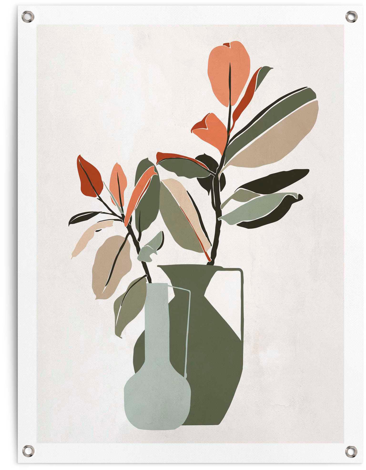 Reinders Poster "Vase mit Blumen" günstig online kaufen