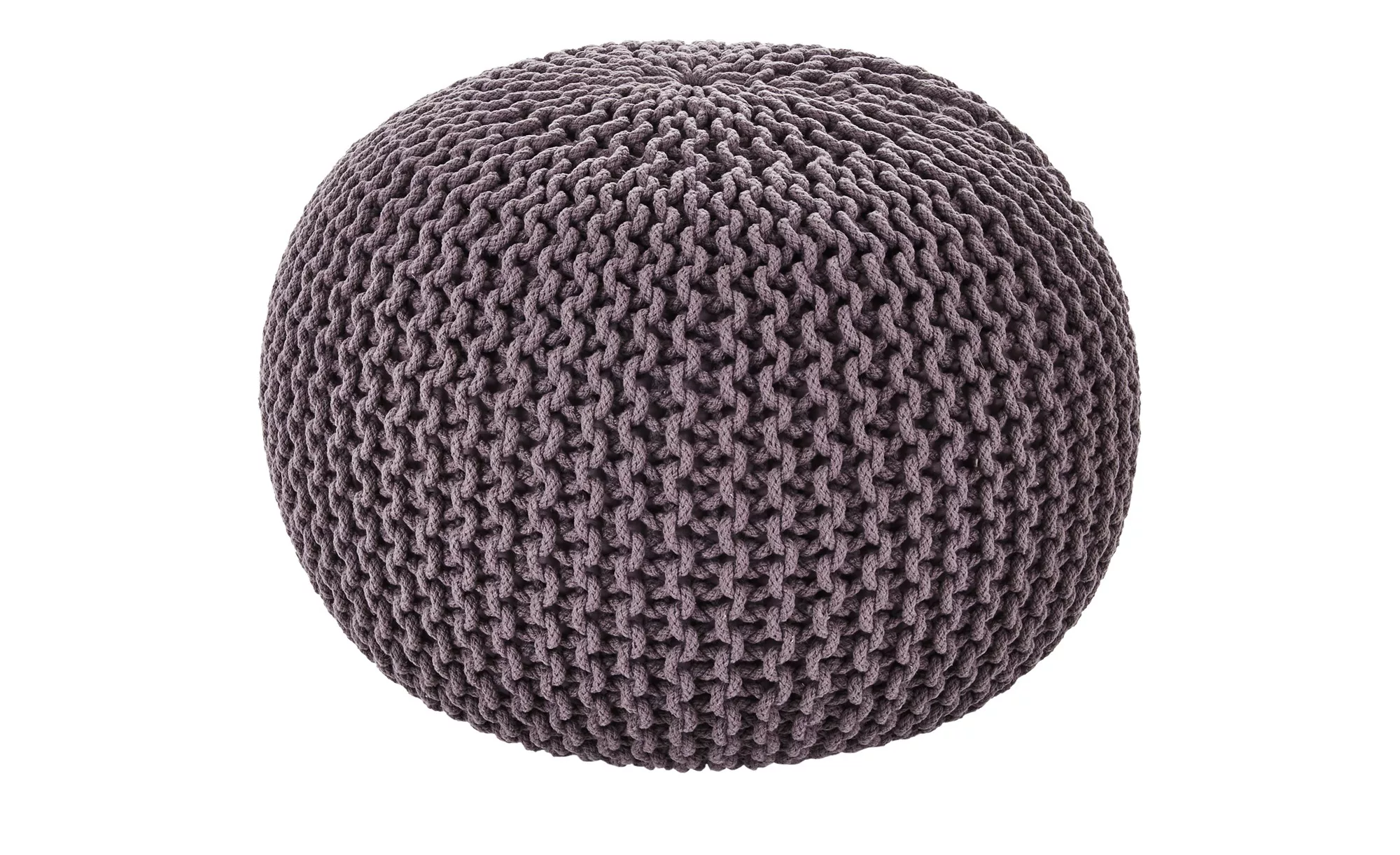 como Strickpouf   ¦ grau ¦ Maße (cm): H: 45  Ø: 65 Dekokissen & Decken > Ki günstig online kaufen