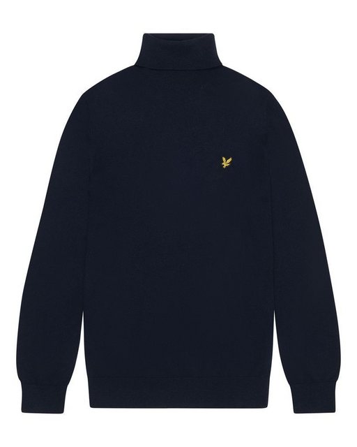 Lyle & Scott Strickpullover Mit Hohem Hals Aus Wolle Und Baumwolle günstig online kaufen