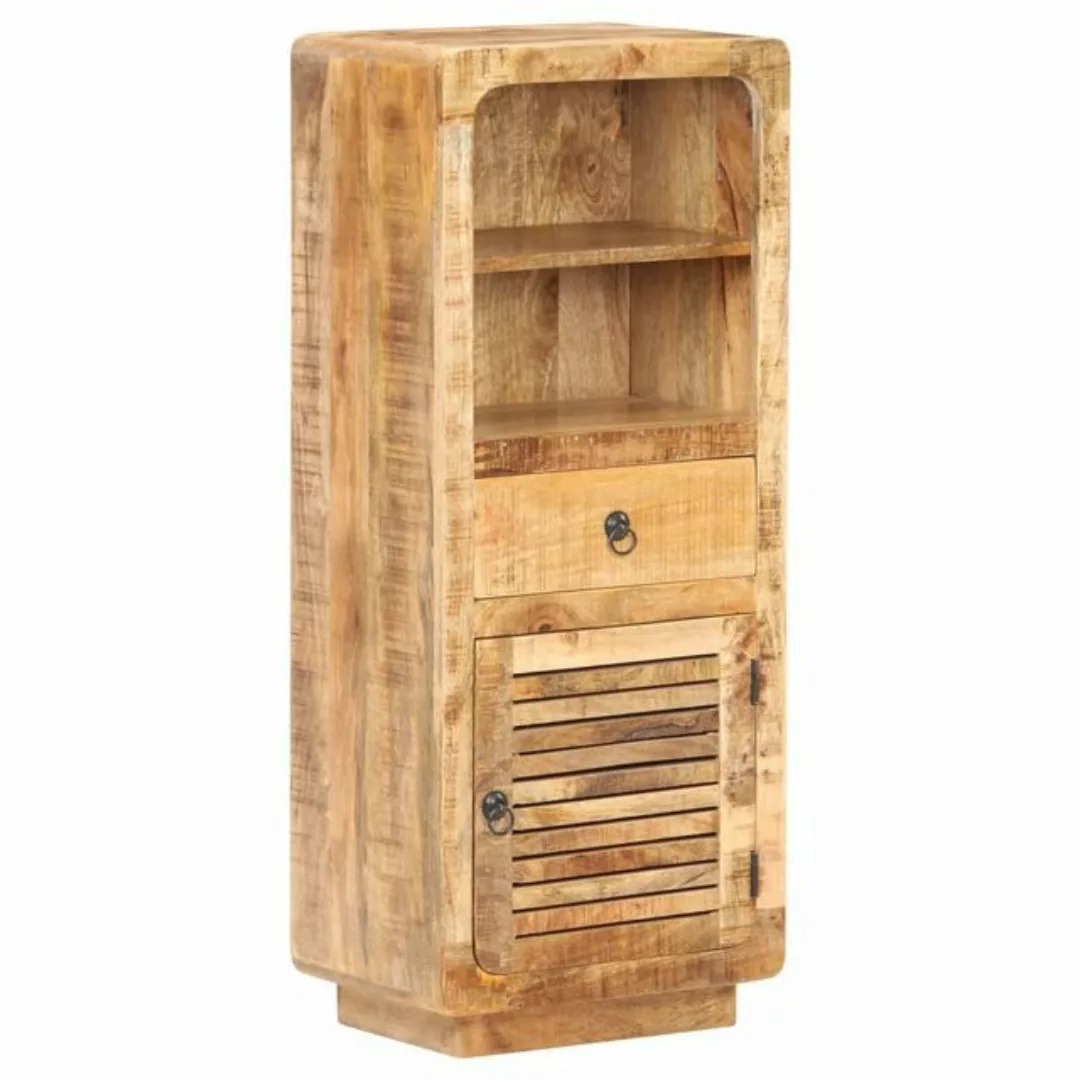 Highboard 45x32x110 Cm Raues Mangoholz günstig online kaufen