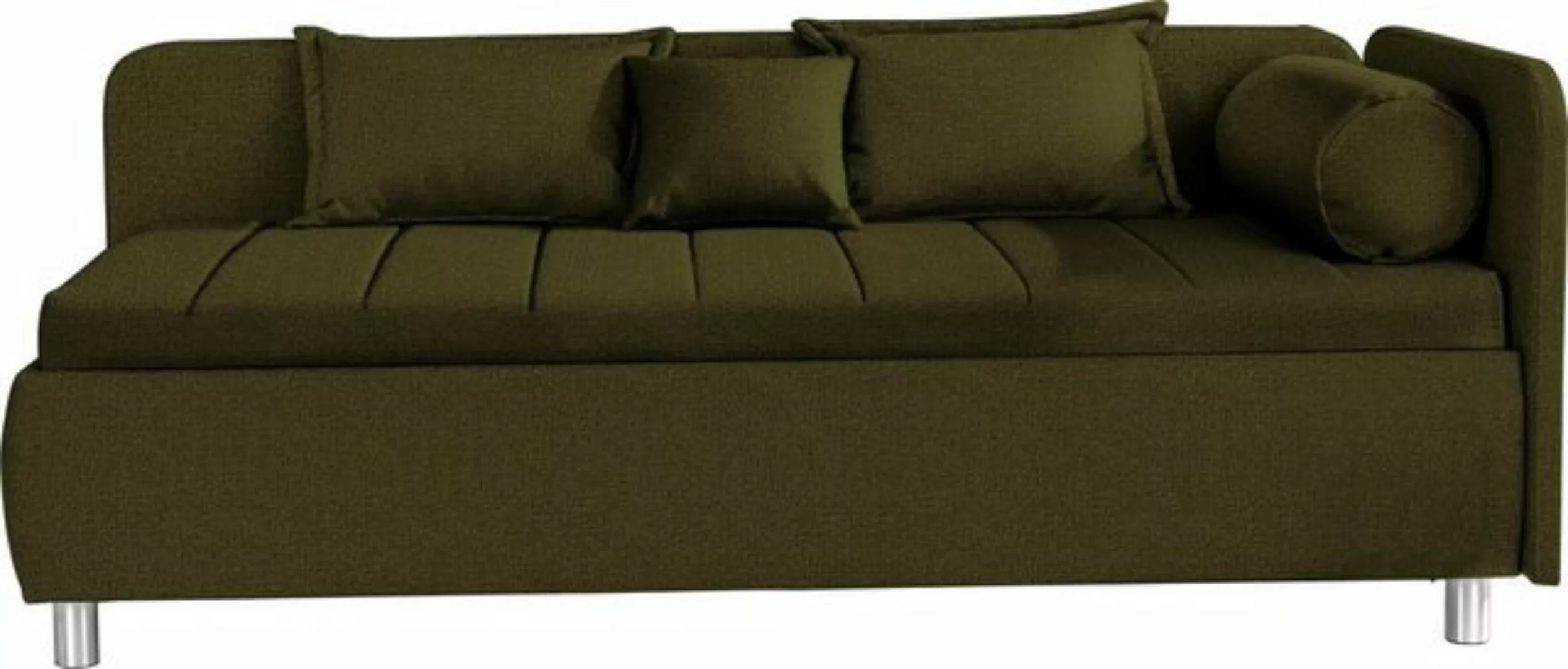 alina Schlafsofa "Kiana", mit Bettkasten und Zierkissen, Liegefläche 90/200 günstig online kaufen