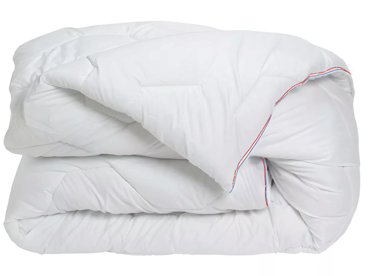 Bettdecke - 400 gr/m² - 240 x 260 cm - Baumwollperkal - Weiß - AUXENCE günstig online kaufen